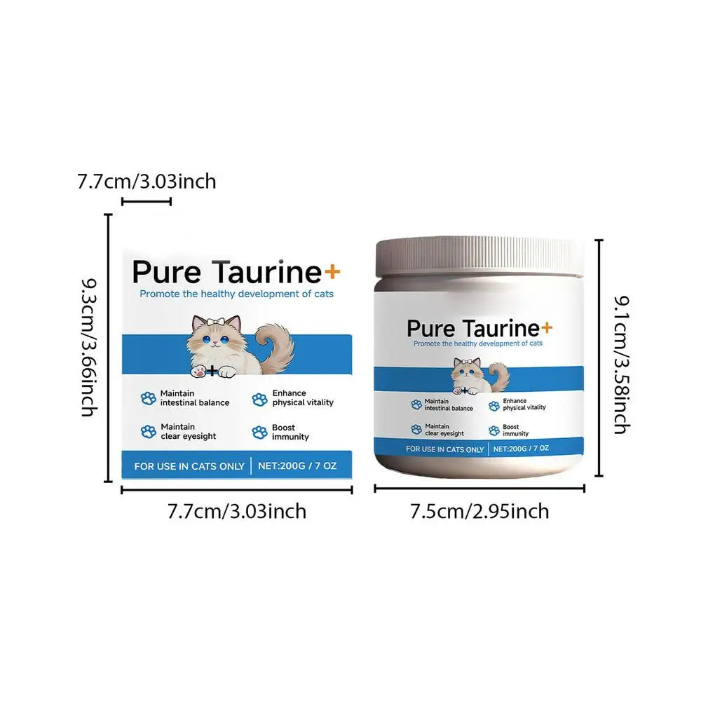 Cat Taurine Powder Support For Pet Heart Health.