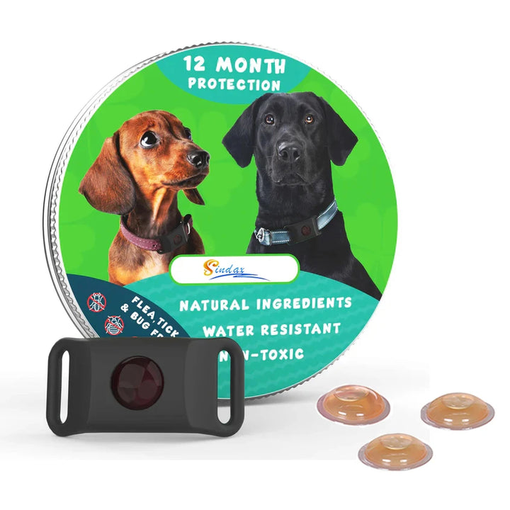 Natural Pet Flea & Tick Control Set Long-Lasting Parasite Prevention