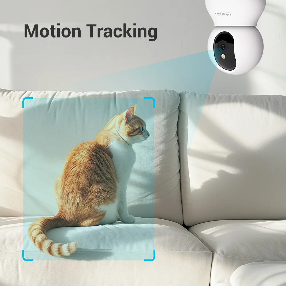 BoyKeep Pet Camera 2K, 360° Indoor Security Dog Camera with Phone App