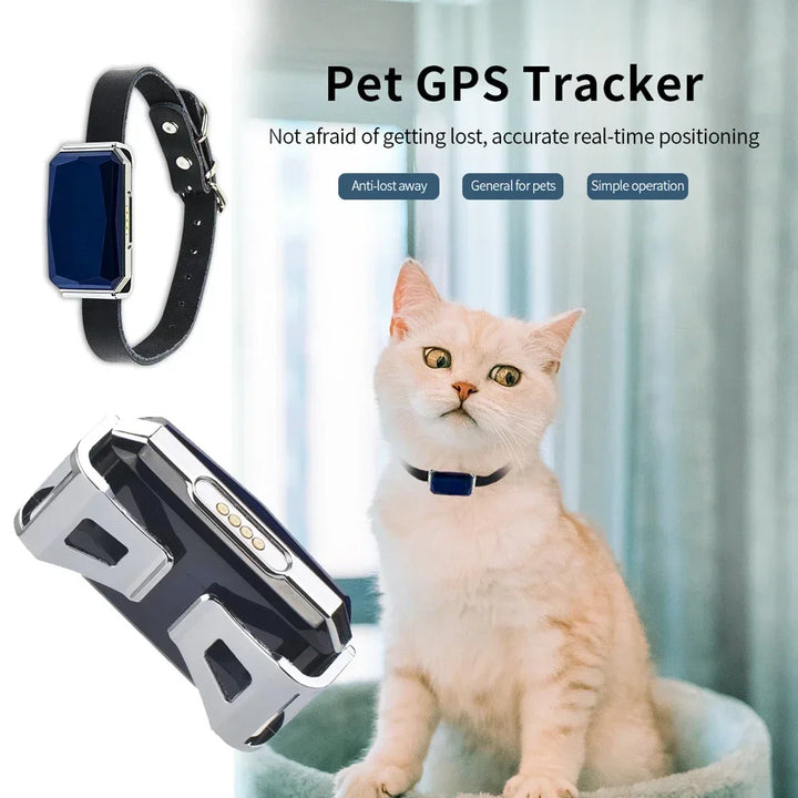 Smart Gps Pet Tracker Collar Real-Time Tracking 5m Accuracy Waterproof