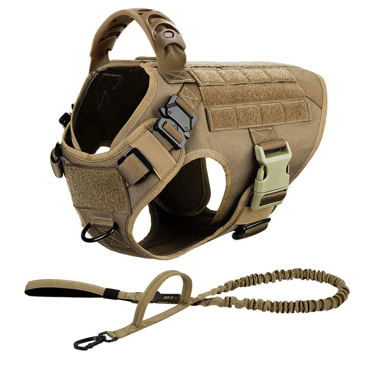Large Dog Harness And Leash Set Pet German Shepherd Malinois Training