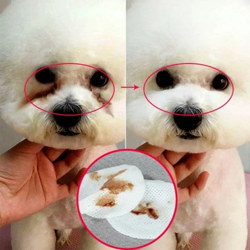 Dog and Cat Cleaning Wipes-Tear Stain Remover