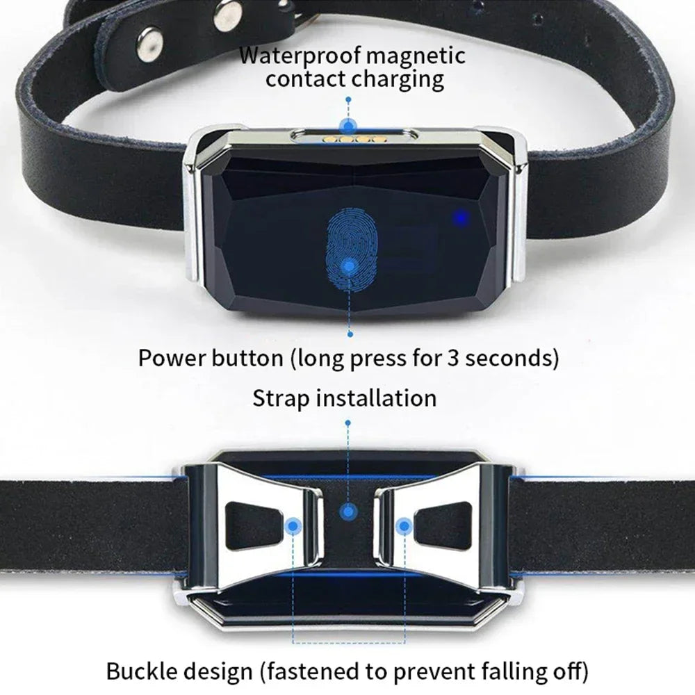 Smart Gps Pet Tracker Collar Real-Time Tracking 5m Accuracy Waterproof