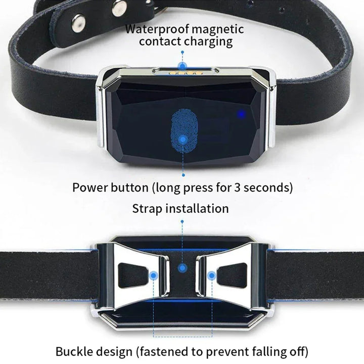 Smart Gps Pet Tracker Collar Real-Time Tracking 5m Accuracy Waterproof