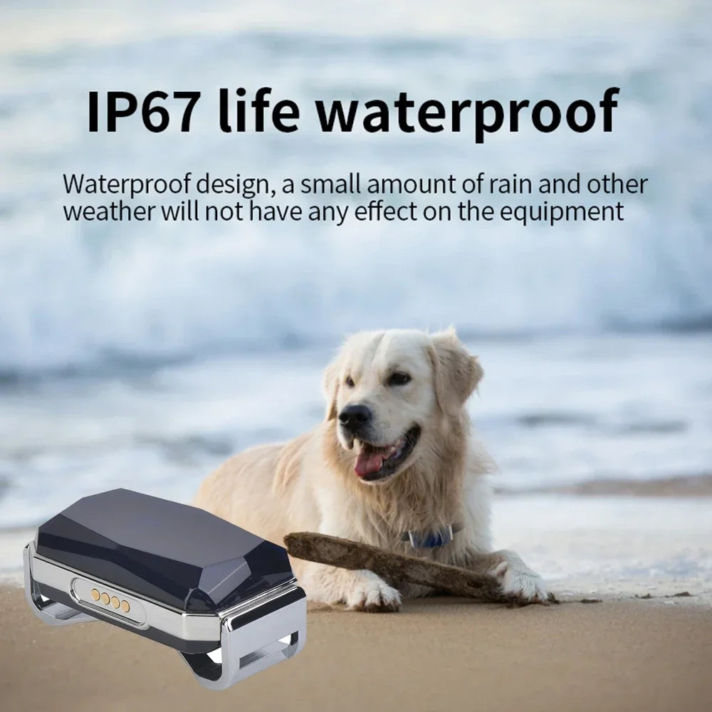 Smart Gps Pet Tracker Collar Real-Time Tracking 5m Accuracy Waterproof