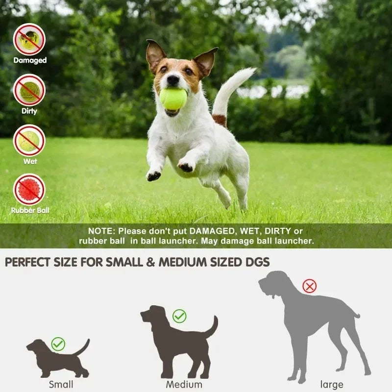 Automatic Dog Ball Throwing Machine, Rechargable. USB Charging