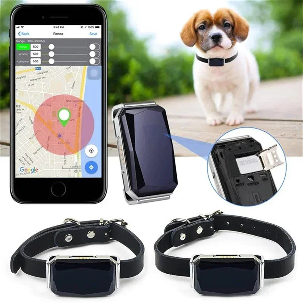 Smart Gps Pet Tracker Collar Real-Time Tracking 5m Accuracy Waterproof
