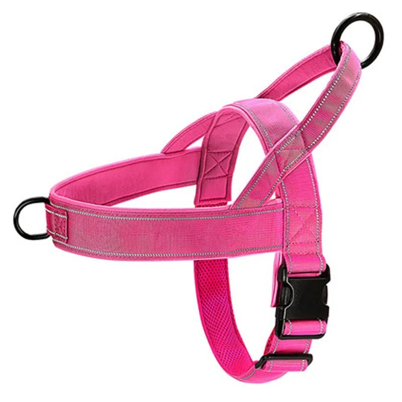 Tactical Anti-Pull Dog Harness - 1000D Nylon Adjustable for Large Dogs