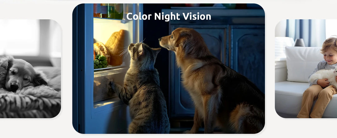 BoyKeep Pet Camera 2K, 360° Indoor Security Dog Camera with Phone App