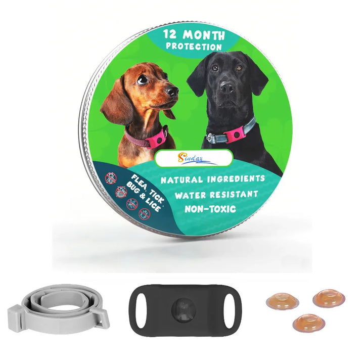Natural Pet Flea & Tick Control Set Long-Lasting Parasite Prevention