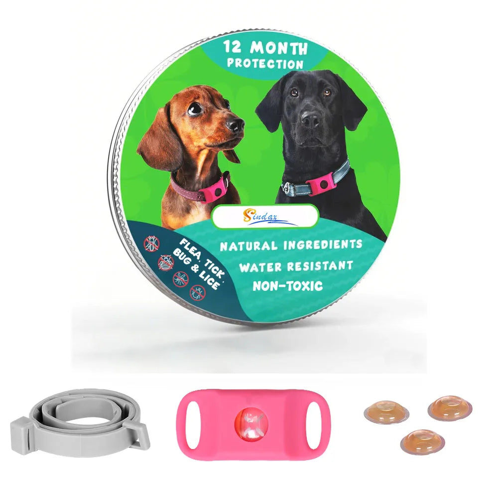 Natural Pet Flea & Tick Control Set Long-Lasting Parasite Prevention