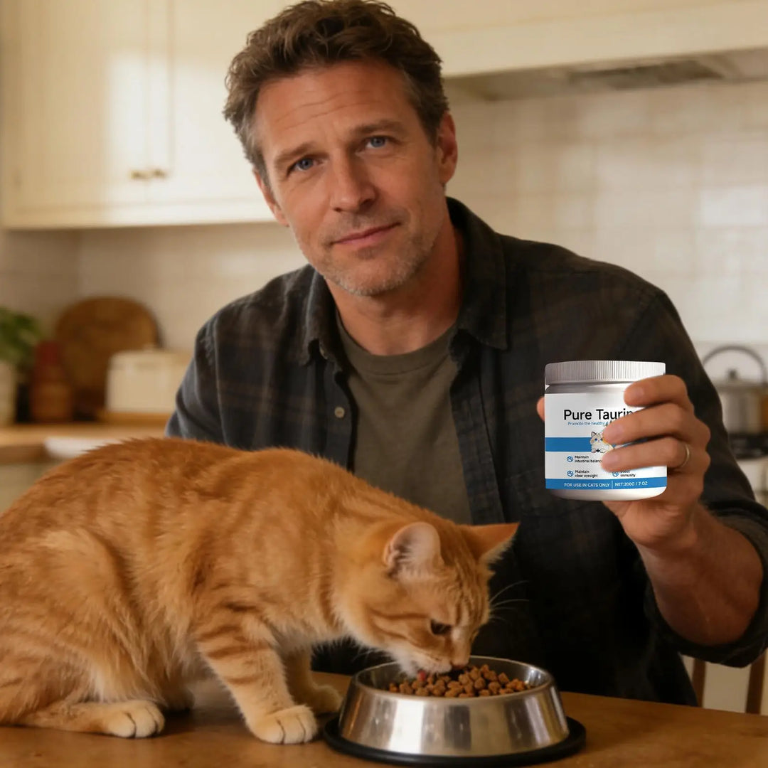 Cat Taurine Powder Support For Pet Heart Health.