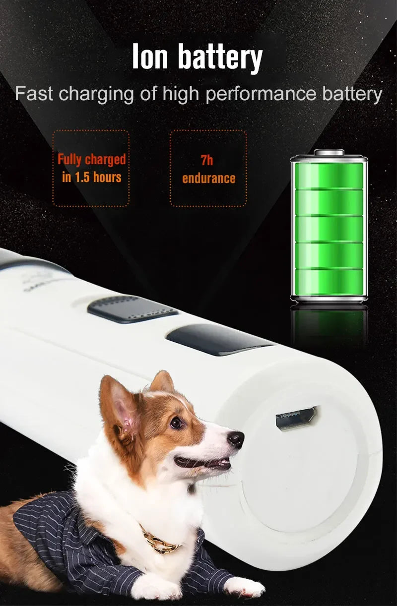 Dog Nail Grinders Painless USB Charging  Rechargeable Pet Nail Clipper