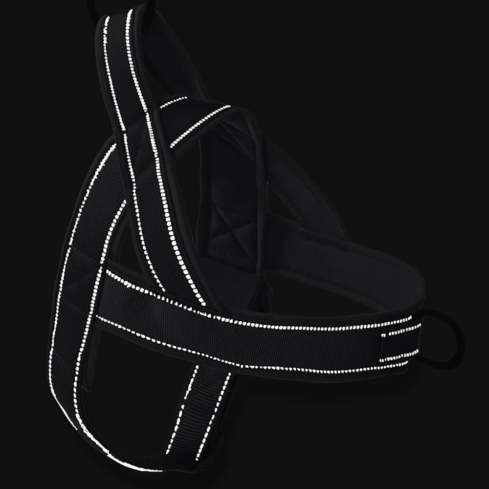 Tactical Anti-Pull Dog Harness - 1000D Nylon Adjustable for Large Dogs