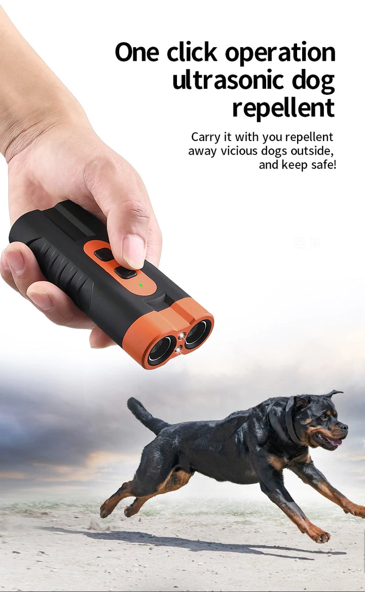 Dog Repeller Trainer Portable Ultrasonic- Handheld Anti-barking