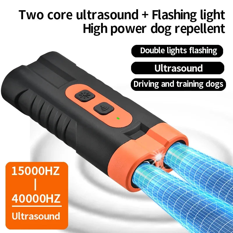 Dog Repeller Trainer Portable Ultrasonic- Handheld Anti-barking