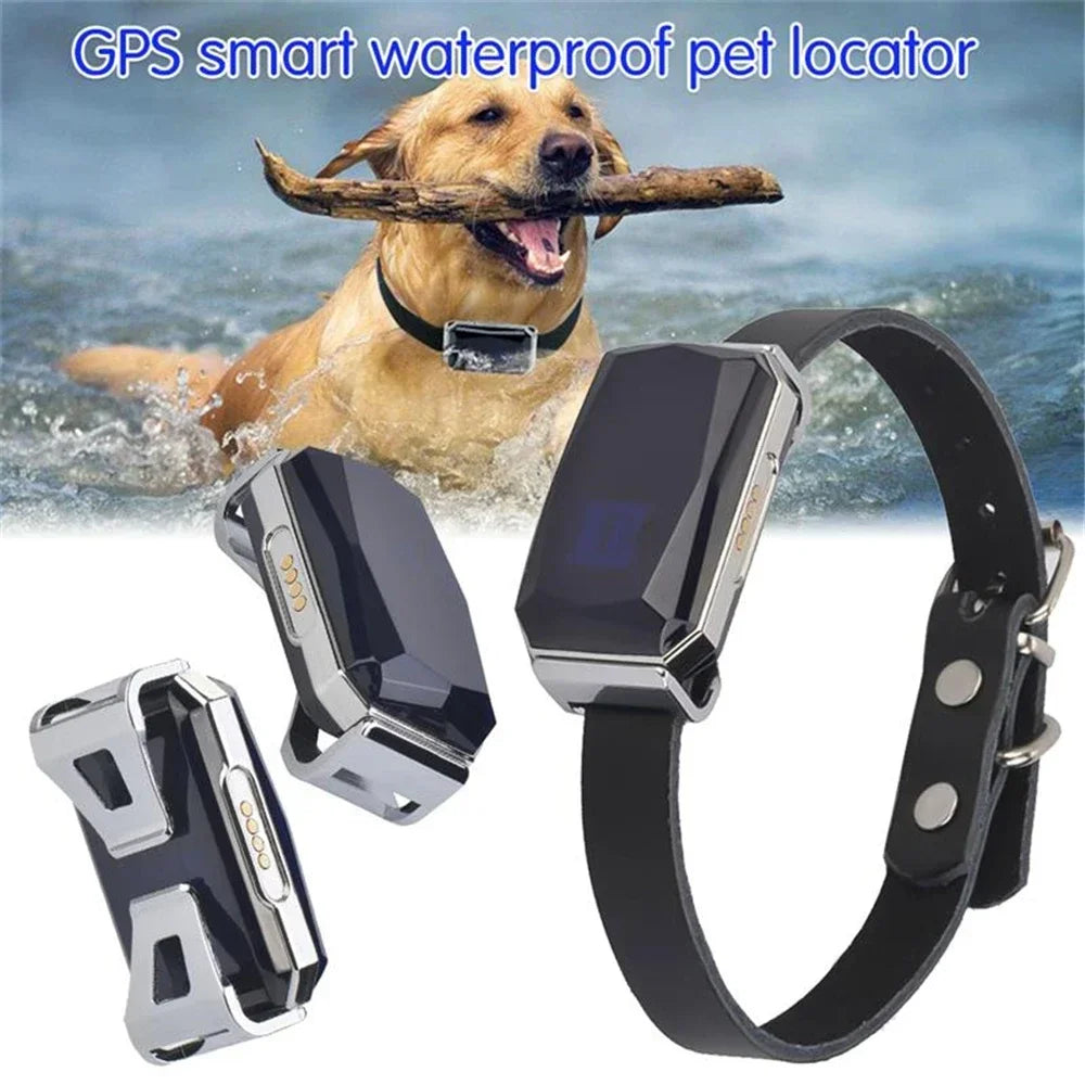 Smart Gps Pet Tracker Collar Real-Time Tracking 5m Accuracy Waterproof