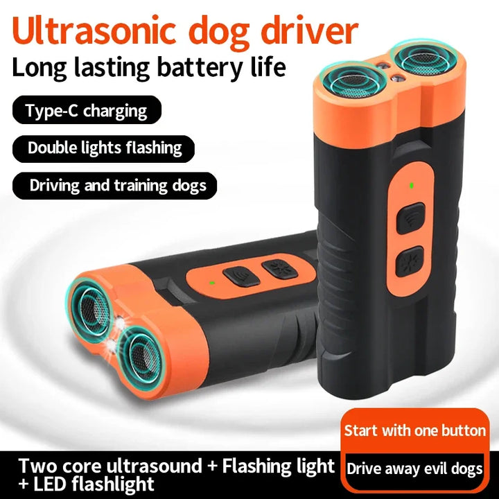 Dog Repeller Trainer Portable Ultrasonic- Handheld Anti-barking