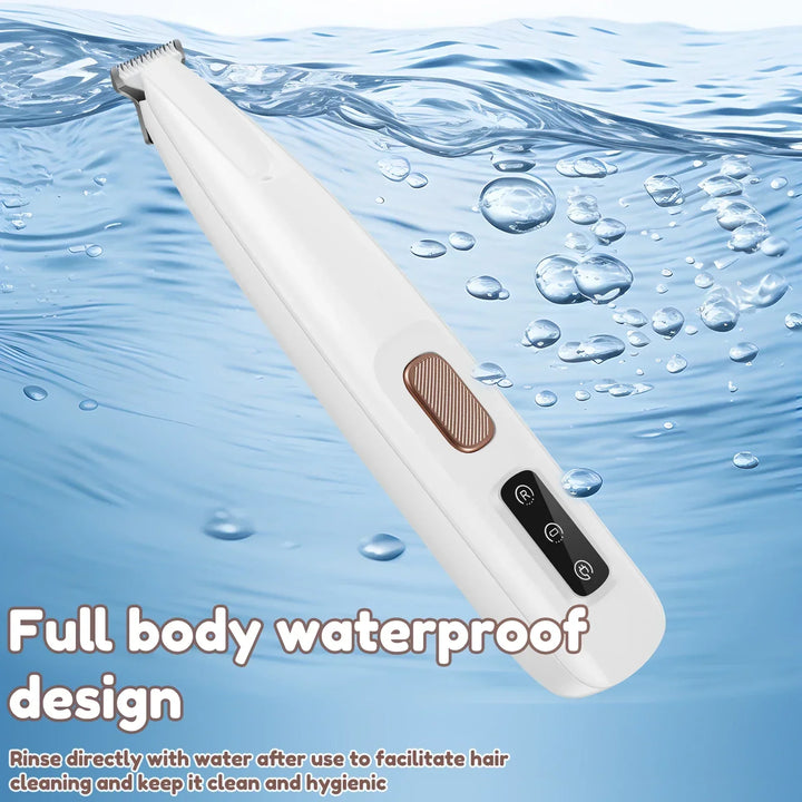Dog Paw Trimmer with LED Light, Waterproof Hair Trimmer -Dog Clippers