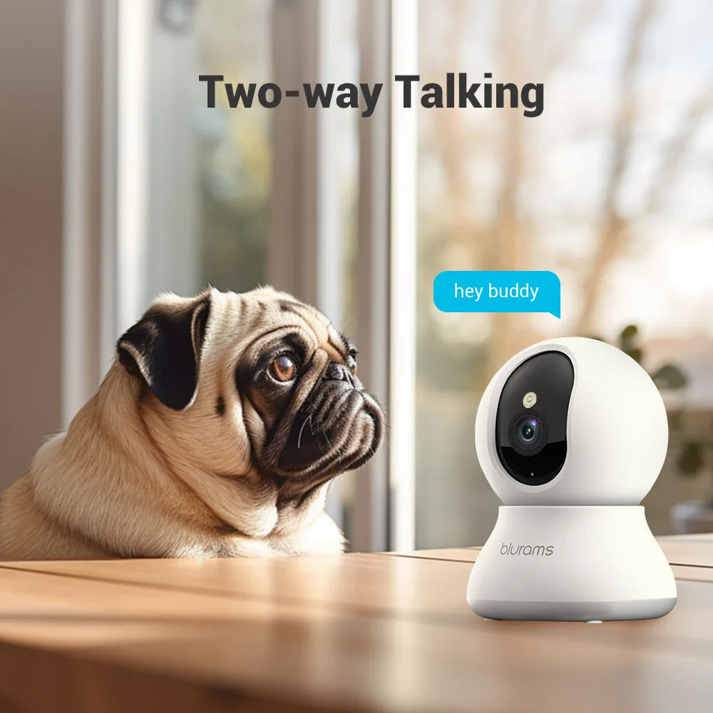 BoyKeep Pet Camera 2K, 360° Indoor Security Dog Camera with Phone App