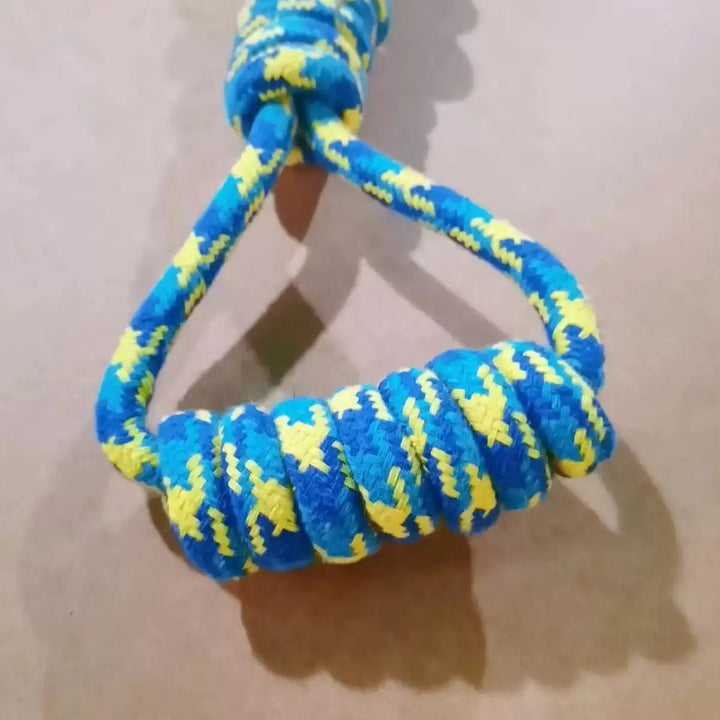 Outdoor Bungee Tug Toy, Dog Toy Hanging from Tree for Small to Large Dogs, Interactive Exercise Play Cord & Tether with Chew Rop