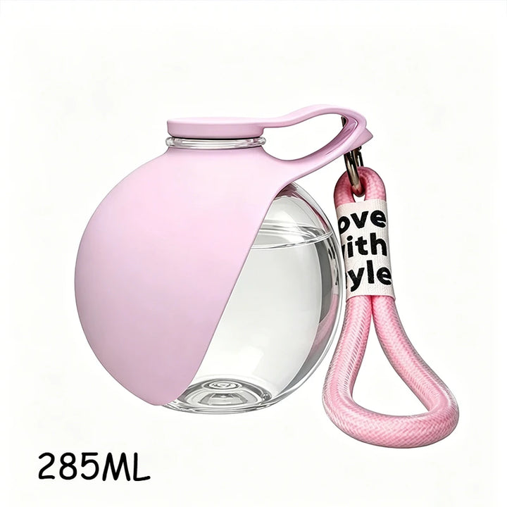 Dog Travel Water Bottle-Stainless Steel & Silicon - Leak-Proof & Compact