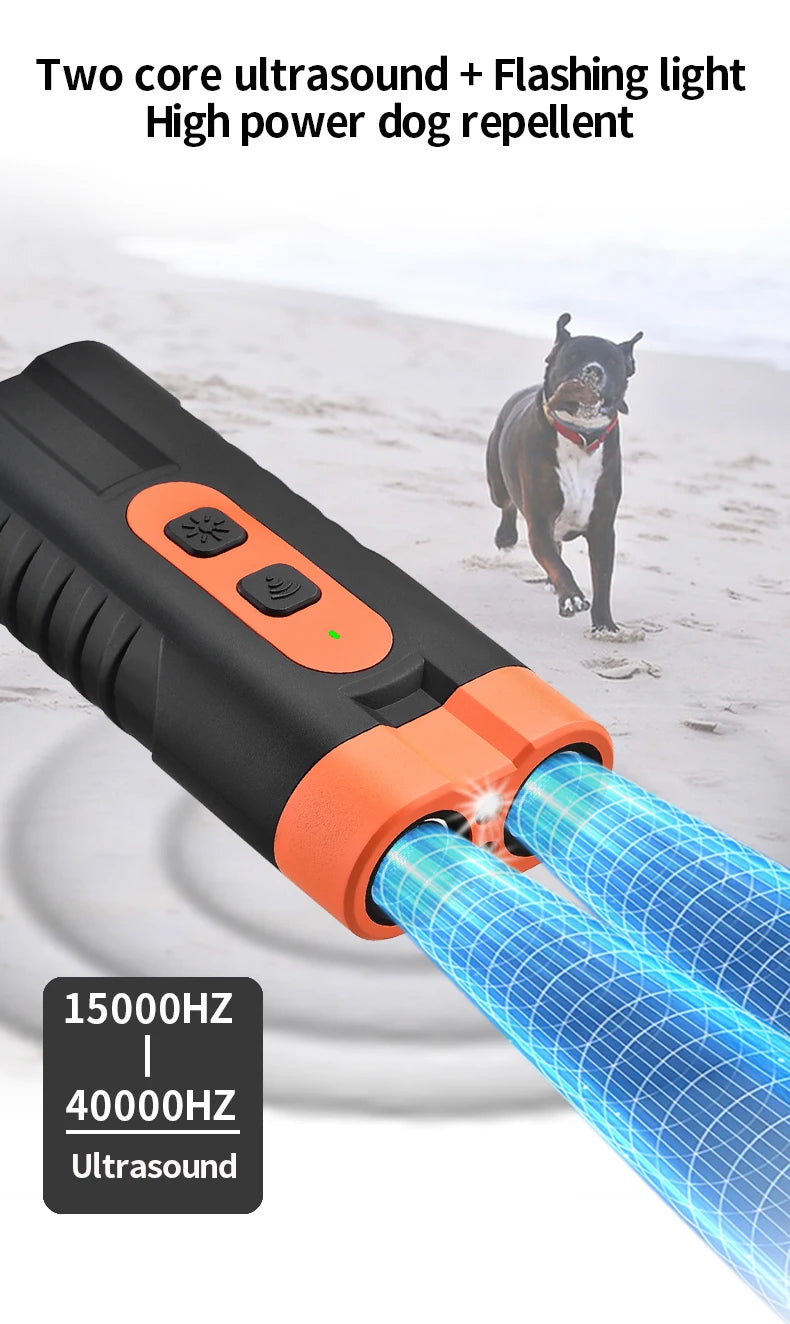 Dog Repeller Trainer Portable Ultrasonic- Handheld Anti-barking