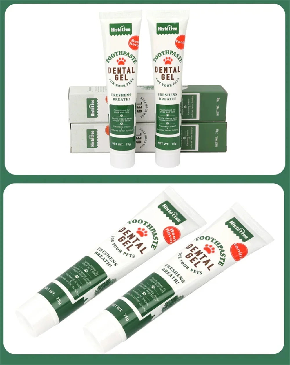 Cat Dog Toothpaste cleaning-Beef Flavor