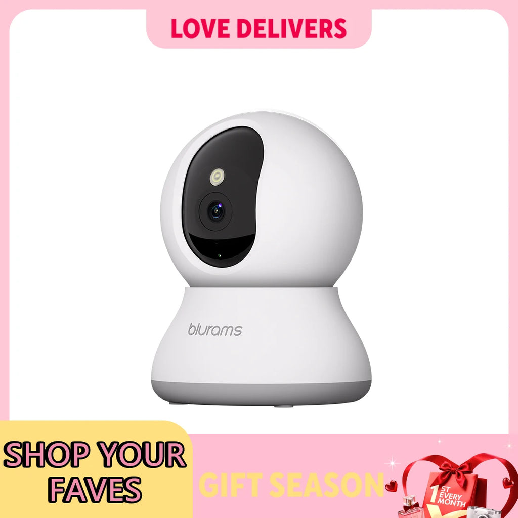 BoyKeep Pet Camera 2K, 360° Indoor Security Dog Camera with Phone App