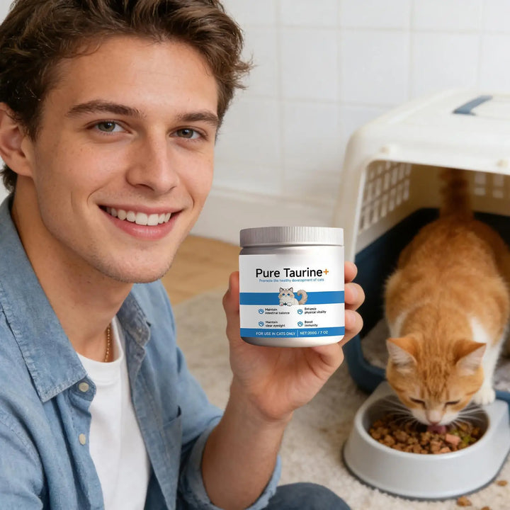 Cat Taurine Powder Support For Pet Heart Health.