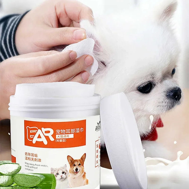 Dog and Cat Cleaning Wipes-Tear Stain Remover