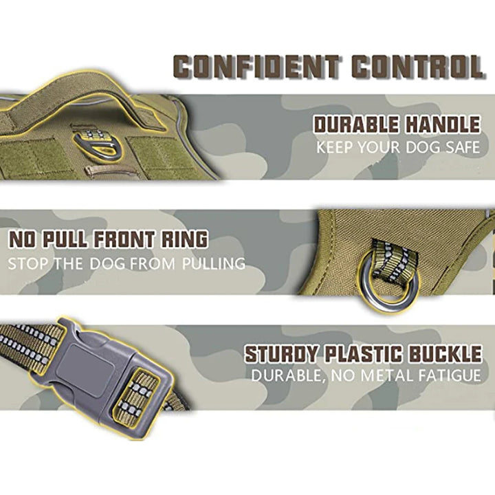 Dog Harness- Durable Vest with Control Handle