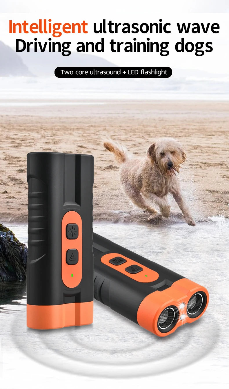 Dog Repeller Trainer Portable Ultrasonic- Handheld Anti-barking