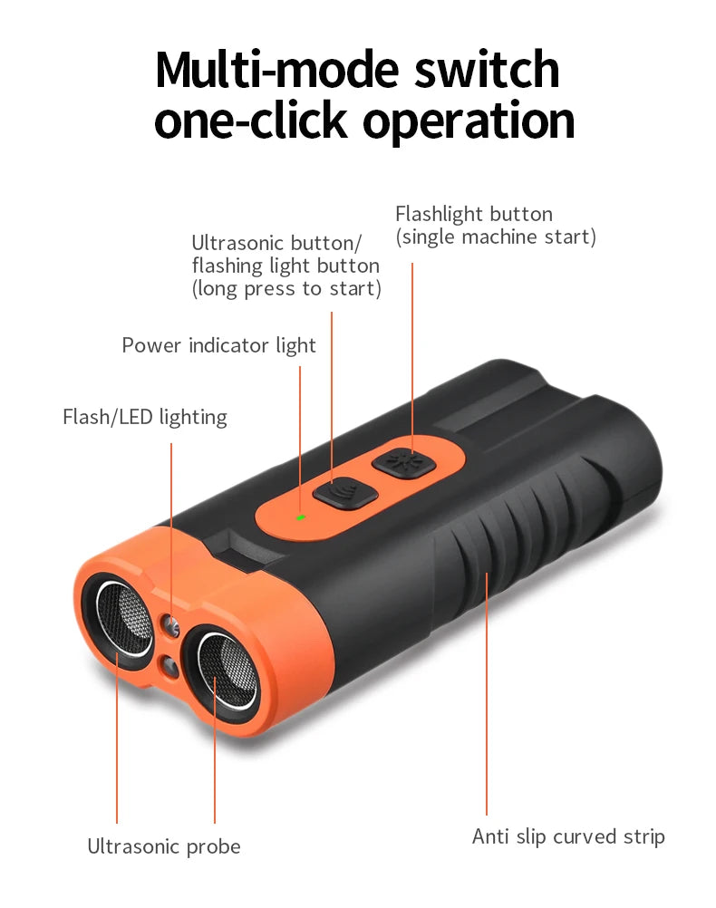 Dog Repeller Trainer Portable Ultrasonic- Handheld Anti-barking