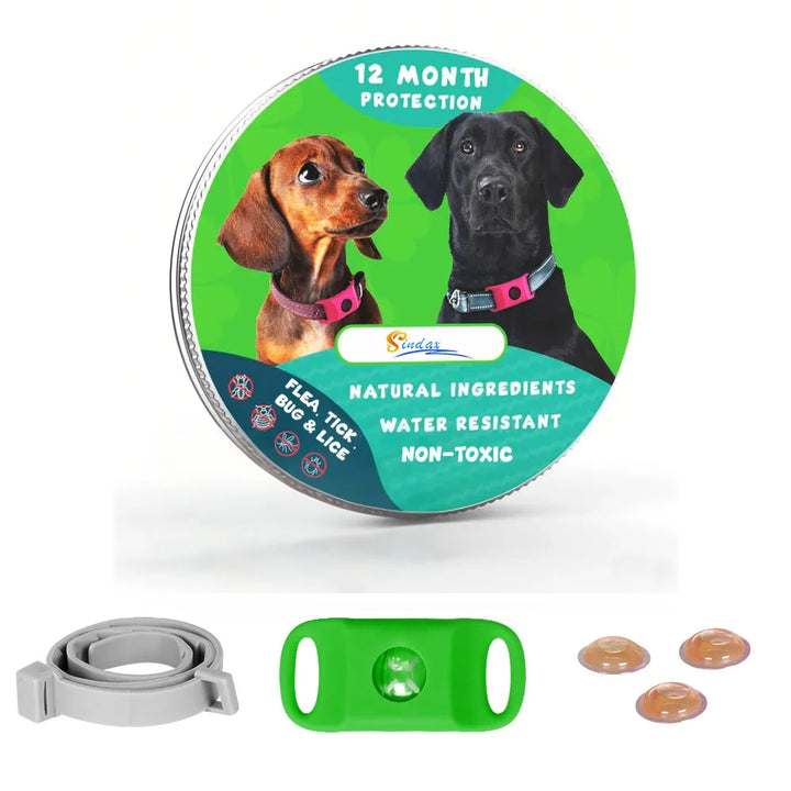Natural Pet Flea & Tick Control Set Long-Lasting Parasite Prevention
