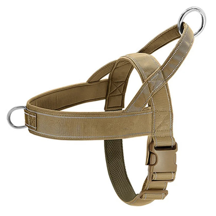 Tactical Anti-Pull Dog Harness - 1000D Nylon Adjustable for Large Dogs