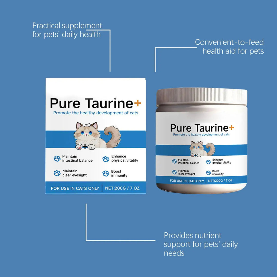 Cat Taurine Powder Support For Pet Heart Health.