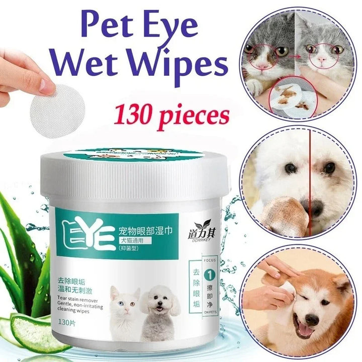 Dog and Cat Cleaning Wipes-Tear Stain Remover